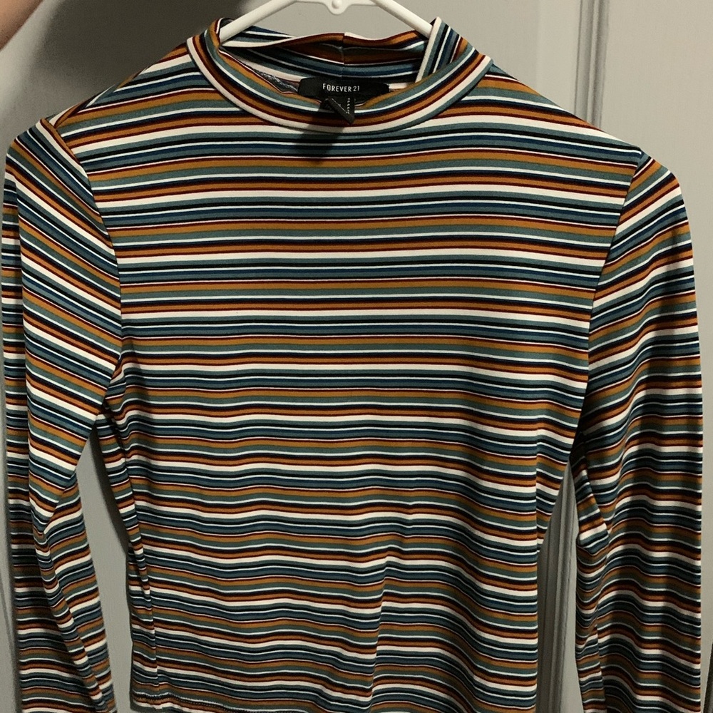 Striped Turtleneck